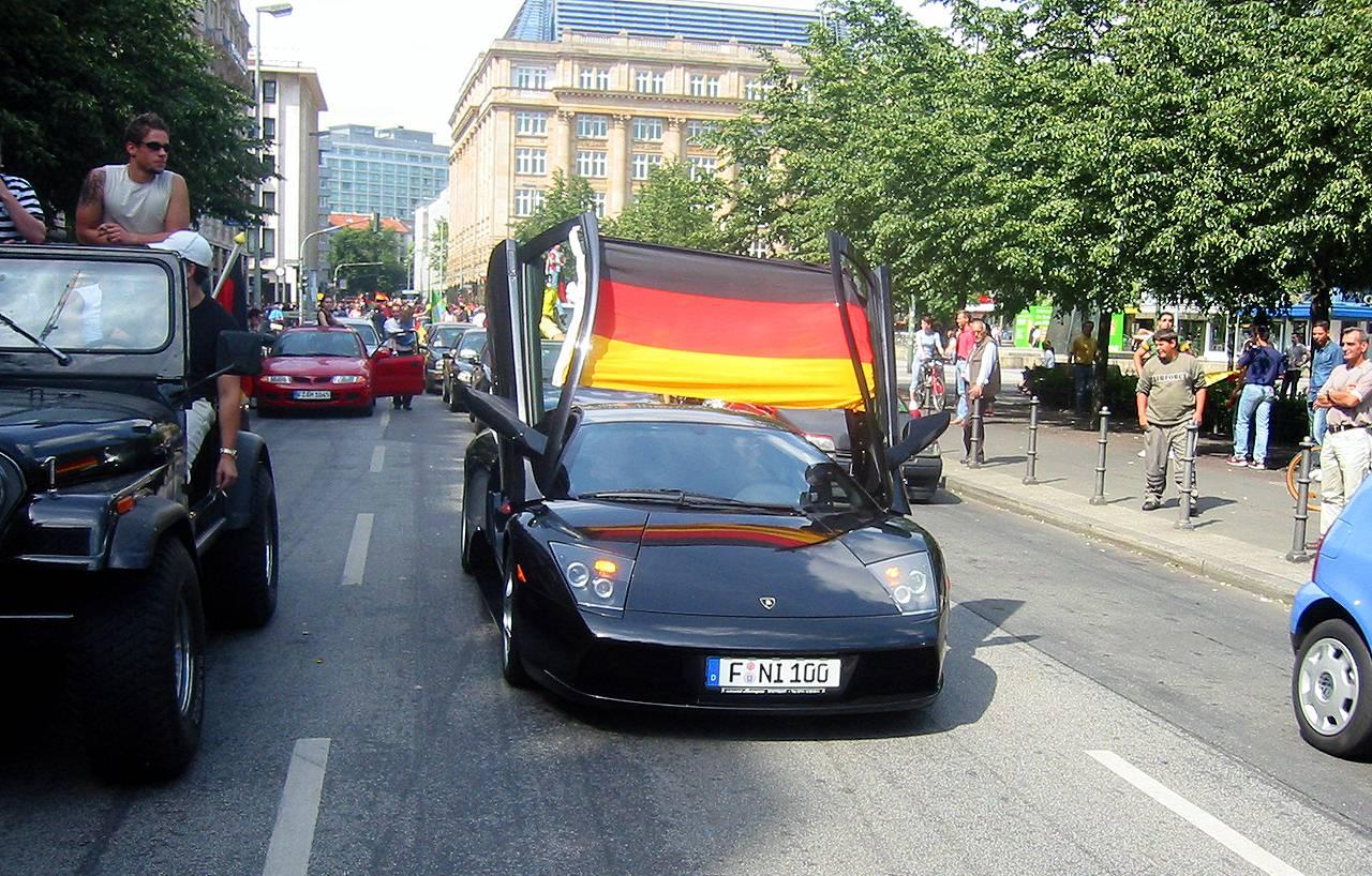 Deutschlandfahne fürs Auto