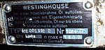 Westinghouse Typensc